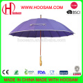 16k pongee straight wooden umbrella